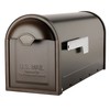 Architectural Mailboxes 8830RZ-10 Winston Post Mount Mailbox, Rubbed Bronze