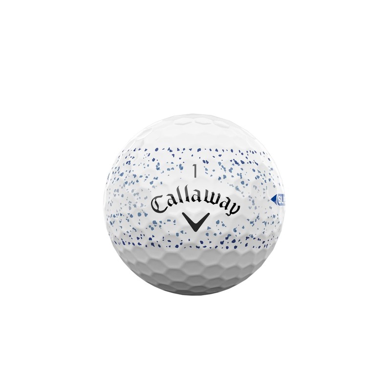 Callaway Golf Supersoft Golf Ball 2025, Blue Splatter