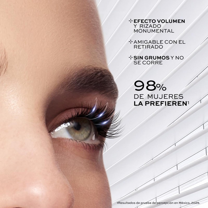L’BEL Máscara de Pestañas Monumental Lashes – 500% Más Volumen,