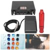 Professional Tattoo Machine Kit Tattoo Pen Foot Pedal Power Supply