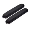 AlveyTech Heavy Duty 14" Padded Black Nylon Armrests for Wheelchairs