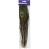 Peacock feathers, L: 25-30 cm, 10 pcs