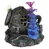 Pet Ting Lost Diving Helmet Aquatic Ornament - Aquarium Decoration