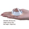 LONGWIN 60mm W Crystal Diamond Paperweight Ornament Home Venue Decorations