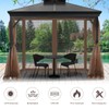 Gazebo Universal Replacement Mosquito Netting, 10' x 10' Outdoor Canopy