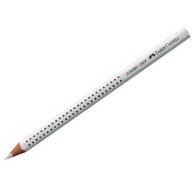 Faber-Castell 3 Jumbo Grip Colouring Pencils White