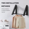 HOHOWU Retractable Clothes Drying Rack with 31 in Rod,Space Saver