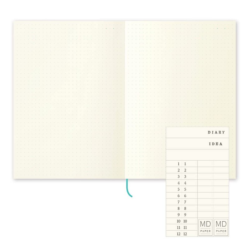 DESIGNPHIL Midori 15310006 MD Notebook, Journal, A5, Dot Graph