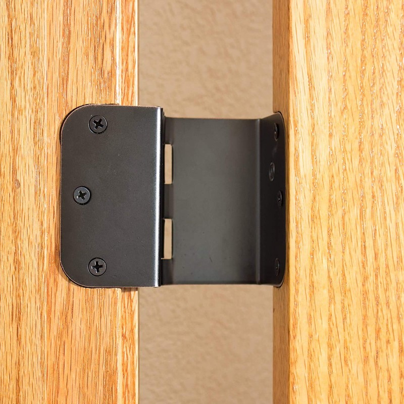 3.5 inch Swing Clear Offset Door Hinge, 3-Pack (1/4 inch