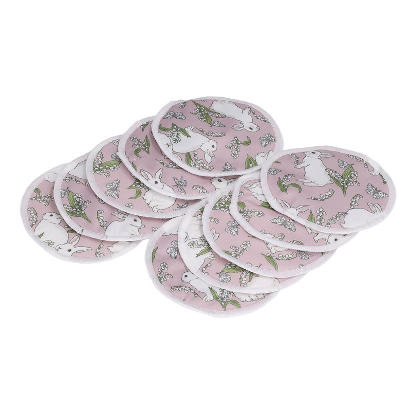 10Pcs Nursing Breast Pads Reusable Washable Breathable Comfortable Breastfeeding Nipple