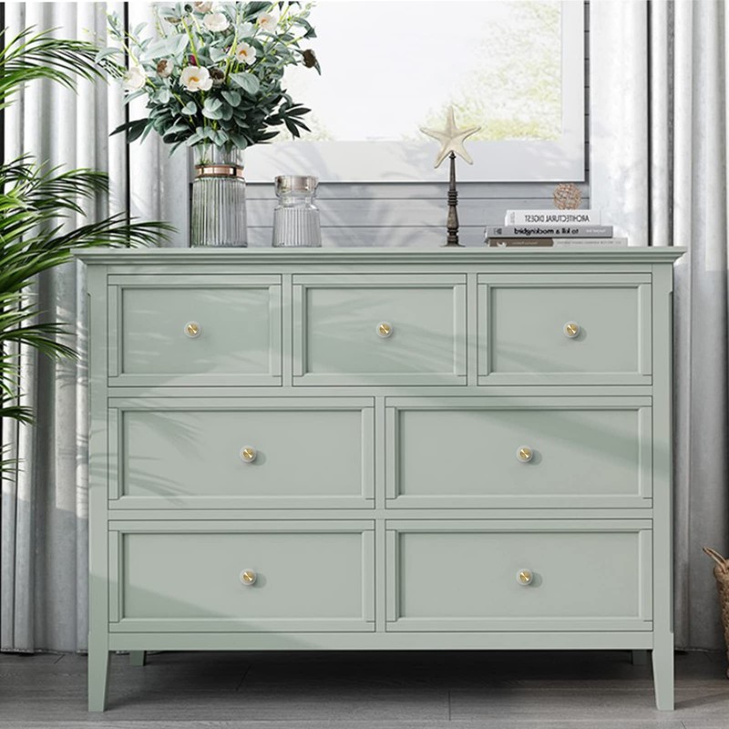 Uenhoy 6 Pack Glass Crystal Cabinet Knobs Round Drawer Knob