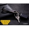 Cerbery | Elegant leather keyring with rings and gift box