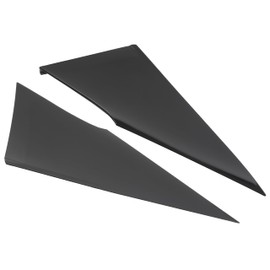 JMTAAT Rear Quarter Molding Cover Compatible with 2016-2022 Toyota Prius Prime AWD-e Replace for 62505-47012 62506-47012 Window Trim Panel Rear Triangular Cover Plate Outer Pillar Molding Left + Right