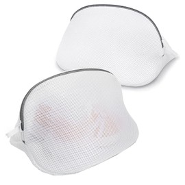 Pack of 2 Shoe Bags Washing Machine, Mesh Laundry Bag for Shoes, Trainers, High Protection Mesh Shoe Bag for Washing Machine, Storage and Travel Organiser