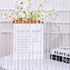Boshen 2Panels Crystal Beaded Curtain 3FTx6.5FT Door Beads Clear Acrylic