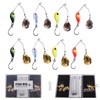 Rigged and Ready Micro Spinnerbaits x 8 Set. 4 x
