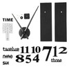 Frameless DIY Wall Clock Modern Mirror Wall Sticker for Home