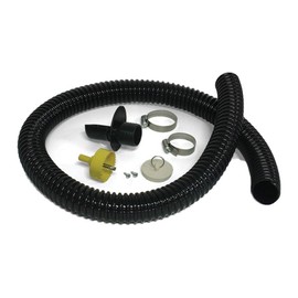 Algreen 81052 Rain Barrel Deluxe Diverter Kit Black
