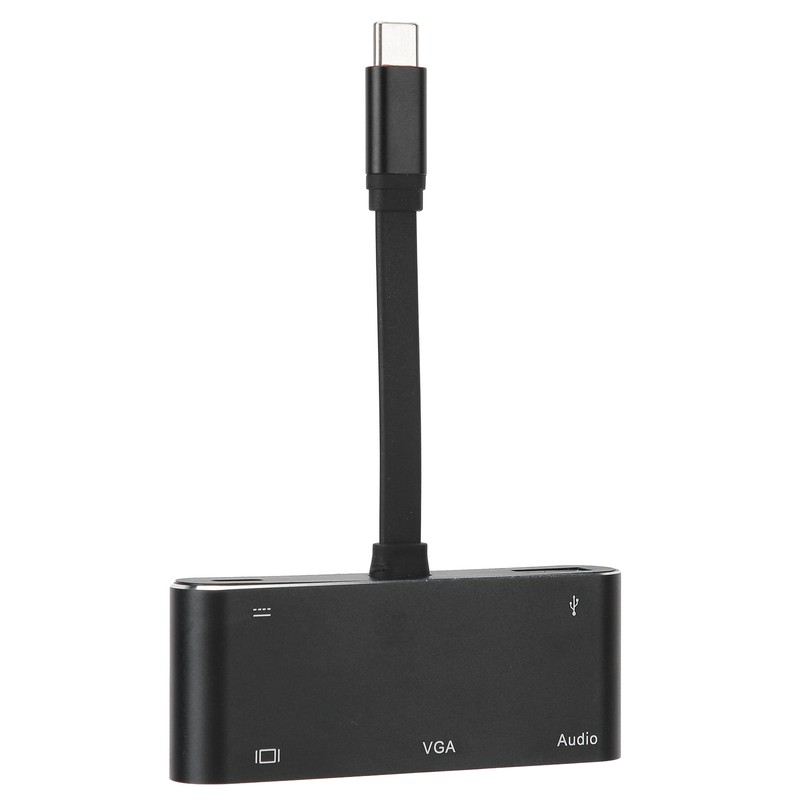 Type C to HDMI VGA Converter Audio Cable Aluminium Alloy