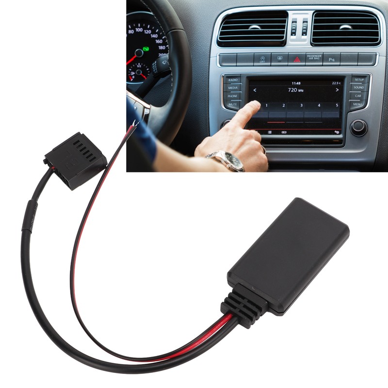 12 Pin Bluetooth AUX Wireless Module Adapter with Radio Removal
