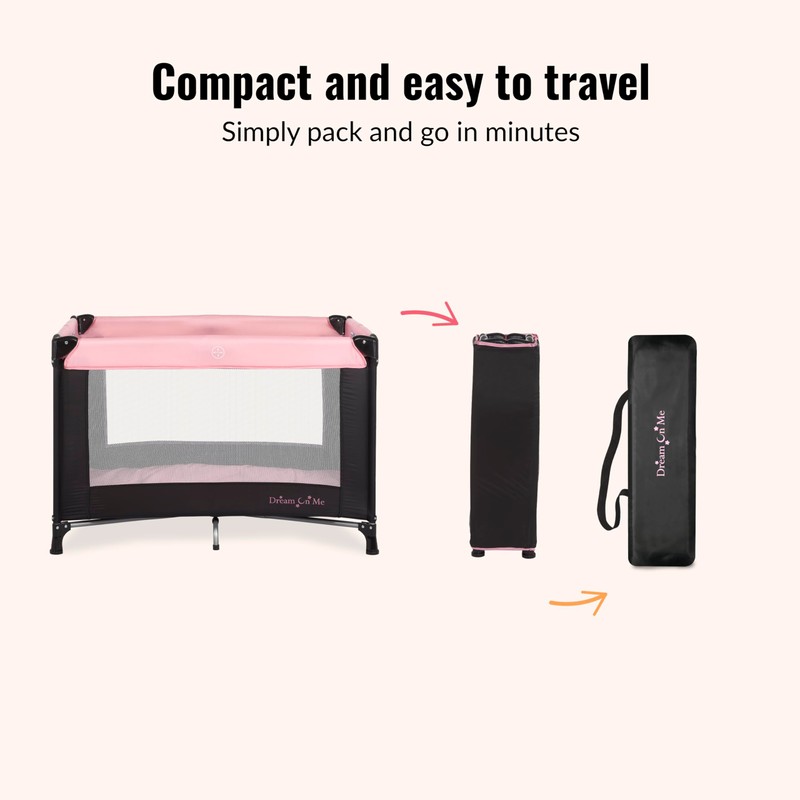 Dream On Me Nest Portable Playard , Award-Winning Lightweight Travel