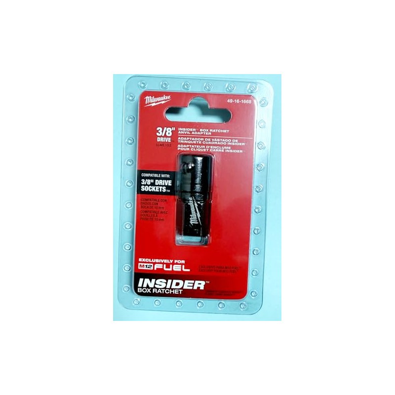 Milwaukee Electric - Insider Box Ratchet 3/8 Anvil Adapter