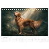 Herz aus Gold - Retriever zum Verlieben (Tischkalender 2026 DIN