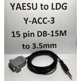 Hamgadgets LDG Y-ACC-3 cable, Yaesu 15 pin radio to LDG MUST READ AD!! made by Hamgadgets - Y-ACC-3 6 feet