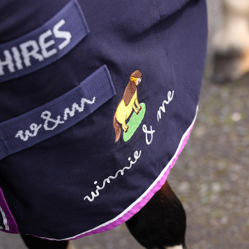 Shires Winnie & Me Stable Sheet - Navy Blue 4ft3