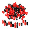MECCANIXITY 100uds Goma Extremo Tapas Cubierta Surtido 7mm Vinilo Tornillo