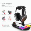 Headphone Stand with 15w Wireless Charger, Suguder 4 in 1