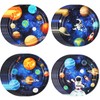 Funnymoom 60 Pcs Space Party Plates 9 Inch Astronaut Outer