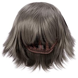 Janet JN-7014-22 Rockin Base Gunmetal Cosplay Wig, Cosplay Wig, Heat Resistant, With Net, Party, Costume, Women's, One Size Fits All, silver (gunmetallic)