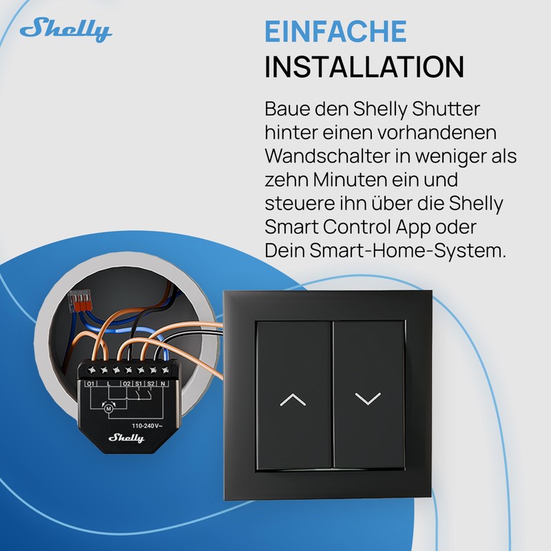 Shelly Shutter (2 Pieces) & BLU RC Button 4 (Bundle)