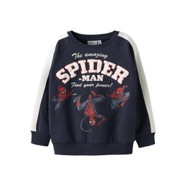NAME IT Nmmobert Spider Nreg Sweat Bru Mar, Blazer Blu Marine, 110