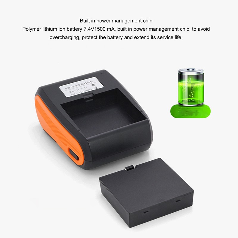 58mm Thermal Printer Bluetooth 4.0 Wireless Multifunction Mini Portable Thermal
