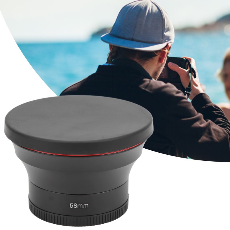 58mm 0.43X Wide Angle Lens Optical Glass Camera Lens with