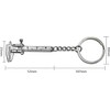 Mini Vernier Caliper Keychain, Car Keychain, 3D Movable Precision Measurement