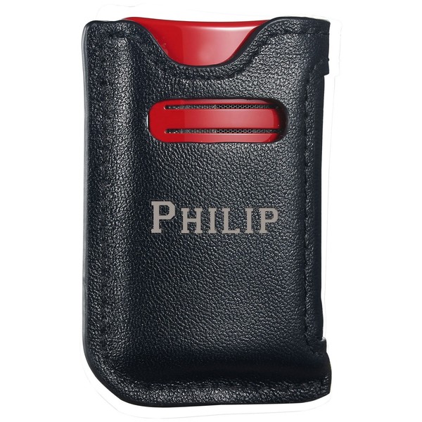 Personalized Genuine Leather Lighter Pouch for S.T. Dupont Maxijet Lighters with Free Laser Engraving