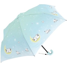 Folding Umbrella, Mint Blue