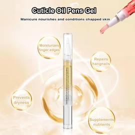 Natural Nail Growth Oil,Nail Protector for Damaged Skin Thin Nail Vitamin E Revitalizing Cuticle Oil,Professional Nail Growth Treatment Instant Repair Nail (Lily oil, 0.17 / Fl Oz)