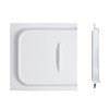 RVGUARD RV Screen Door Slide, 12” Panel with Slide Stop,