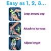 PBnJ Baby SippyPal Sippy Cup Strap Holder Leash Tether (1