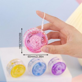 ZOYDP 15 Pcs Light Up YoYo, YoYo Kids, Yo Yo Ball Kids, Responsive Ball Bearing YoYo, LED Yo Yo Kids, Return Gifts for Birthday Party Kids, YoYo Party Bag Fillers, Classroom Prizes, Random Color