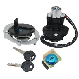 Ignition Switch Gas Cap Cover Seat Lock Key Set for Suzuki GSF650 Bandit 650,GSX650F Katana 650 for Suzuki (GSF650S,GSF1200S,GSF1250S) Bandit S for Suzuki GSF1200/GSF1250 Bandit,DL650/DL1000 V-Strom