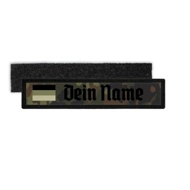 Copytec #35491 Patch German Army Name Plate Old German Font Design