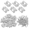 Hidden Fastener Clips, 100 Packs Hidden Deck Fasteners Stainless Steel