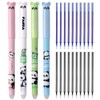 Erasable Pens- 4pcs Eraser Pen Rub Out Pen with 20pcs