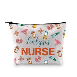 XYANFA Dialysis Nurse Cosmetic Makeup Bag Dialysis Doctor Gifts Technician Gift Dialysis Nurse Graduation Gift Thank You Gift (Dialysis Nurse)