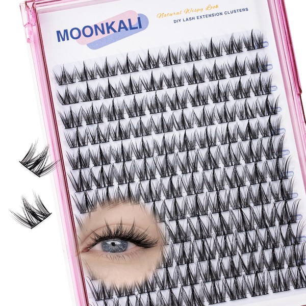Natural Lash Clusters Wispy Fairy Cluster Eyelash Extensions 10-16MM CC